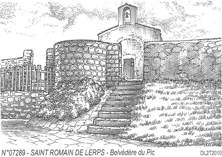 N 07289 - ST ROMAIN DE LERPS - belvdre du pic